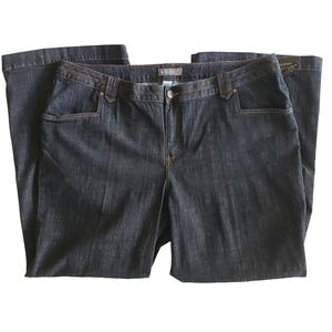 Lane Bryant Venezia Dark Blue Trouser Jeans. Plus size 7 (Equiv to size 26) NWT